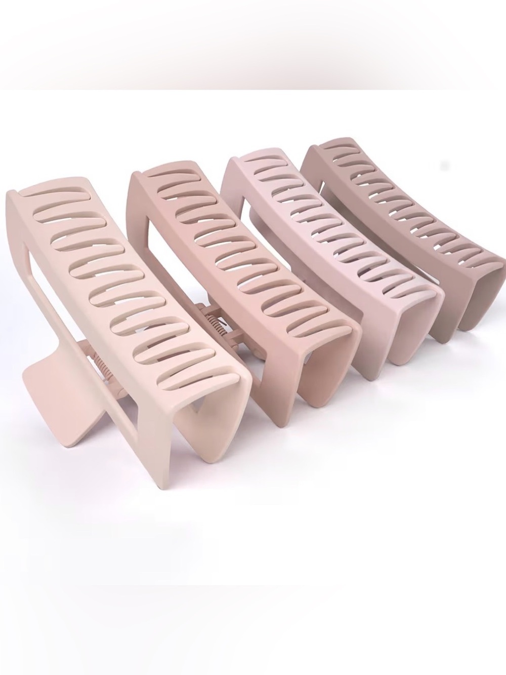 4 Blush Pink Claw Clips NEW